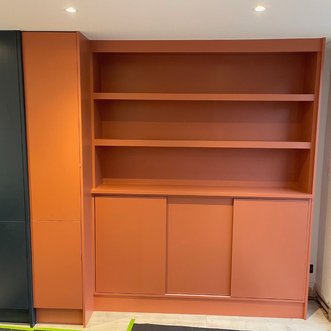 Kitchen after respray